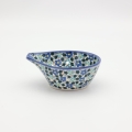 Ceramic colander / strainer A506 D134 – hand-painted Bolesławiec pottery, practical and decorative for draining pasta, vegetables, and fruits.