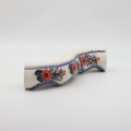 Unique hand-painted Bolesławiec candle holder A750, perfect for home decoration.
