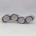 Unique hand-painted Bolesławiec candle holder A750, perfect for home decoration.
