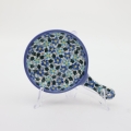 Ceramic pan A524 D134, handcrafted with traditional patterns, practical and decorative.