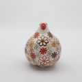 Bolesławiec ceramic pigeon – handmade, hand-painted, durable.