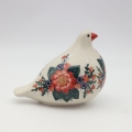 Bolesławiec ceramic pigeon figurine – handmade and hand-painted, combining traditional Polish craftsmanship with timeless charm.