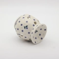 Hand-painted Bolesławiec ceramic aroma lamp.
