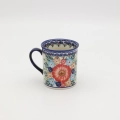 Hand-painted MARS mug with the word MAMA made from traditional Bolesławiec pottery. A perfect gift for moms for everyday use and special occasions.