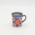 Hand-painted MARS mug with the word MAMA made from traditional Bolesławiec pottery. A perfect gift for moms for everyday use and special occasions.