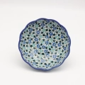 Each bowl is hand-formed and hand-decorated using traditional stamping techniques.