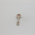 Boleslawiec Pottery dessert spoon hand-painted ceramic teaspoon.