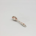 Boleslawiec Pottery dessert spoon hand-painted ceramic teaspoon.