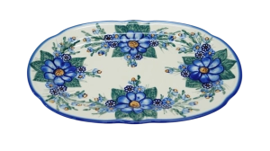 Oval platter with relief (A262 D7)