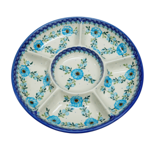 Round divided plate (A172 D58)