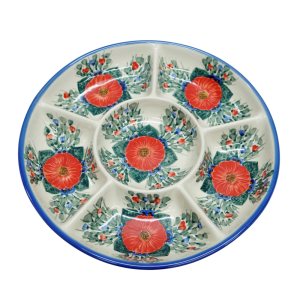 Round divided plate (A172 D28)