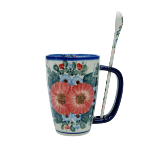 Cappuccino mug with a spoon (A20 D28)