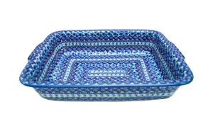 Ovenproof dish with handles (A121 D98)